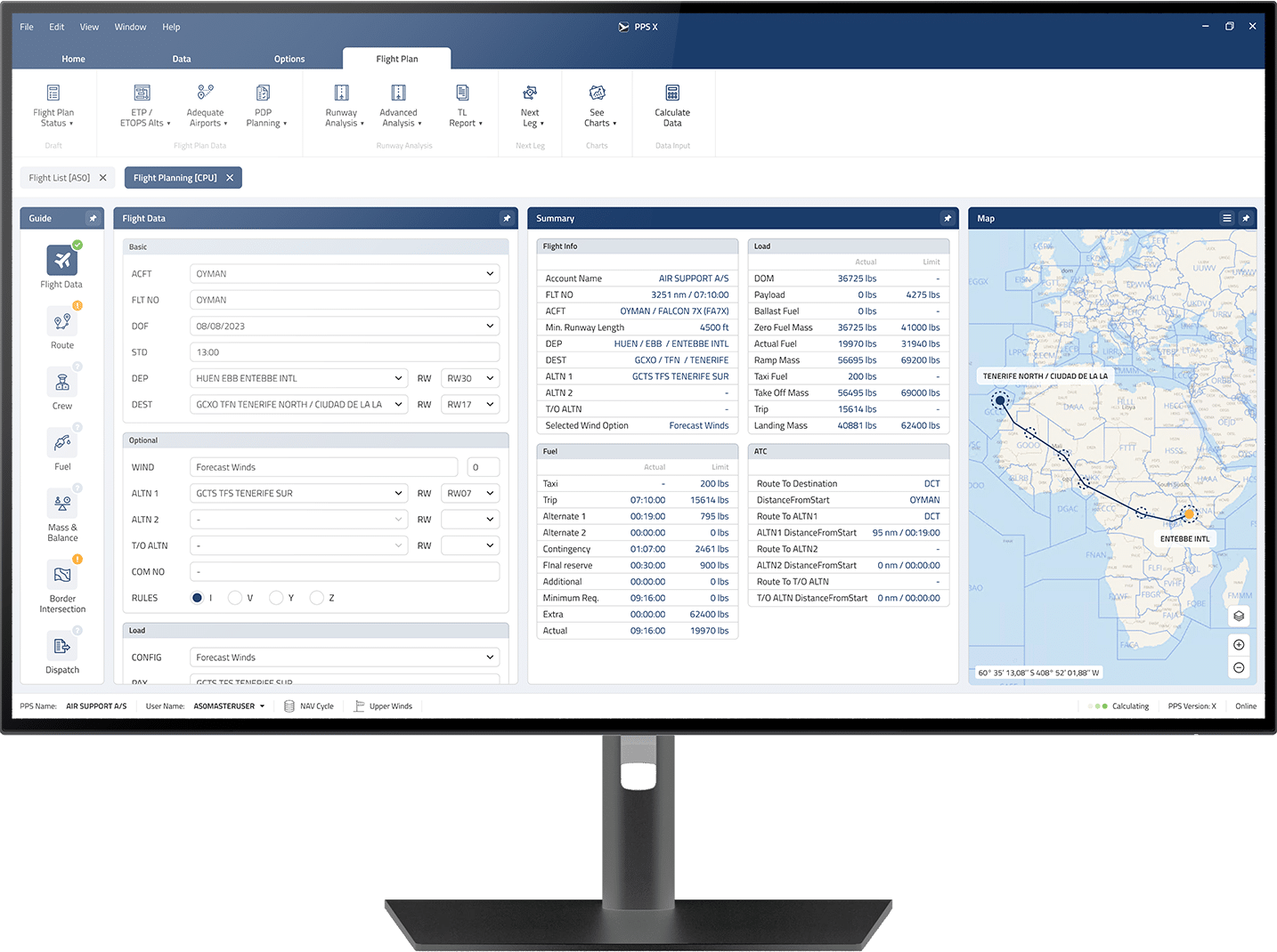 PPS Flight Planning Dispatch