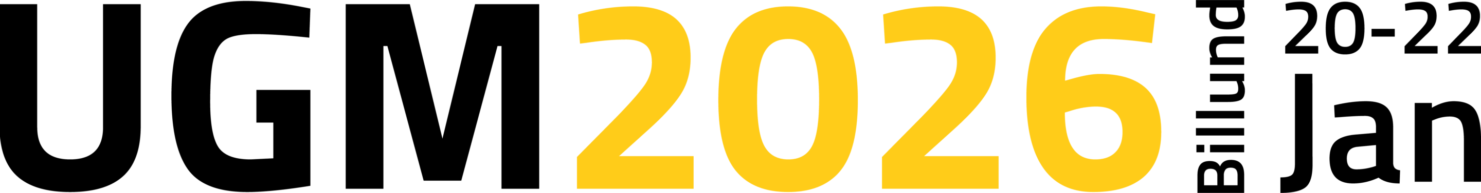 User Group Meeting 2026 logo with dates and city - UGM2026